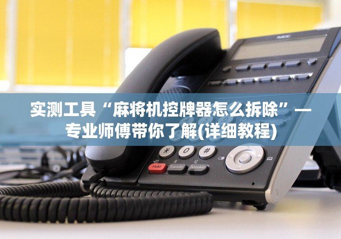 3分钟教程“麻将机遥控器骗局[玩家必赢神器]