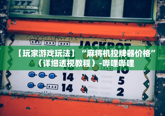 【玩家游戏玩法】“麻将机控牌器价格”（详细透视教程）-哔哩哔哩