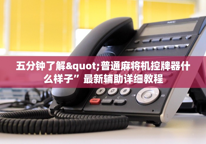 我来告诉你“麻将机作弊遥控器设备[真的有遥控]