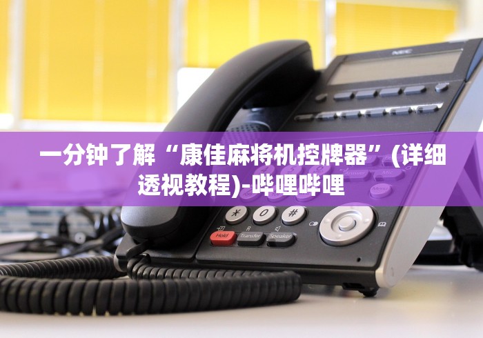 一分钟了解“康佳麻将机控牌器”(详细透视教程)-哔哩哔哩