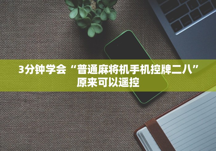 3分钟学会“普通麻将机手机控牌二八”原来可以遥控 3分钟学会“普通麻将机手机控牌二八”原来可以遥控