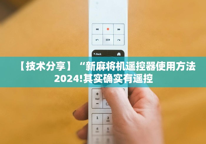 【技术分享】“新麻将机遥控器使用方法2024!其实确实有遥控