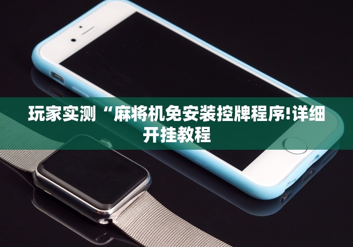 玩家实测“麻将机免安装控牌程序!详细开挂教程