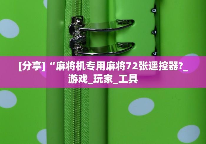 [分享]“麻将机专用麻将72张遥控器?_游戏_玩家_工具