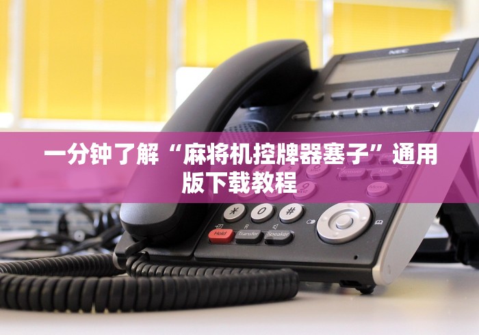 一分钟了解“麻将机控牌器塞子”通用版下载教程