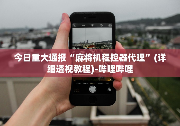 今日重大通报“麻将机程控器代理”(详细透视教程)-哔哩哔哩