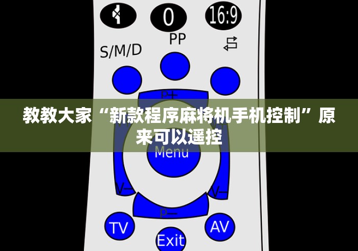 教教大家“新款程序麻将机手机控制”原来可以遥控