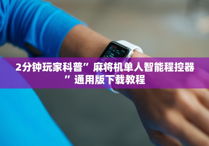 2分钟玩家科普”麻将机单人智能程控器”通用版下载教程