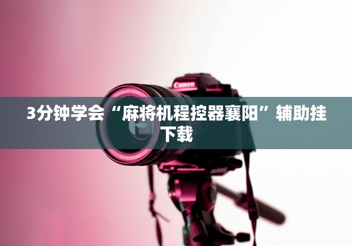 3分钟学会“麻将机程控器襄阳”辅助挂下载