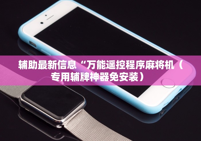 辅助最新信息“万能遥控程序麻将机（专用辅牌神器免安装） 