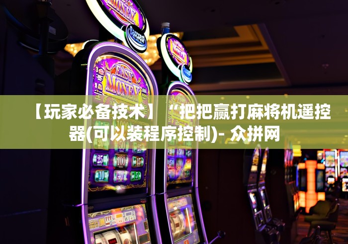 【玩家必备技术】“把把赢打麻将机遥控器(可以装程序控制)- 众拼网