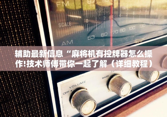 实测分享“自动麻将机中途能遥控吗”-原来有遥控