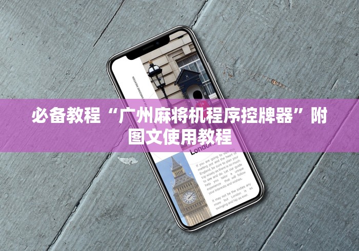 必备教程“广州麻将机程序控牌器”附图文使用教程