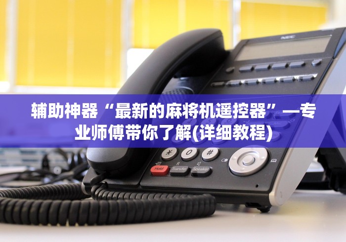 辅助神器“最新的麻将机遥控器”—专业师傅带你了解(详细教程)