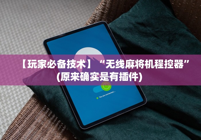 【玩家必备技术】“无线麻将机程控器”(原来确实是有插件) 【玩家必备技术】“无线麻将机程控器”(原来确实是有插件)