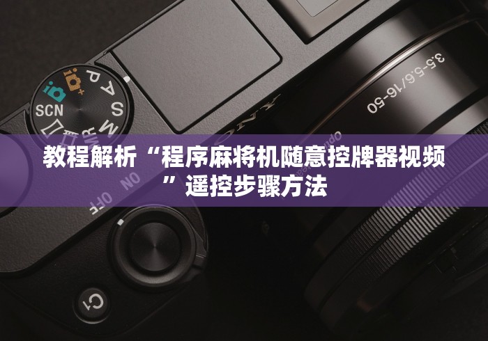教程解析“程序麻将机随意控牌器视频”遥控步骤方法