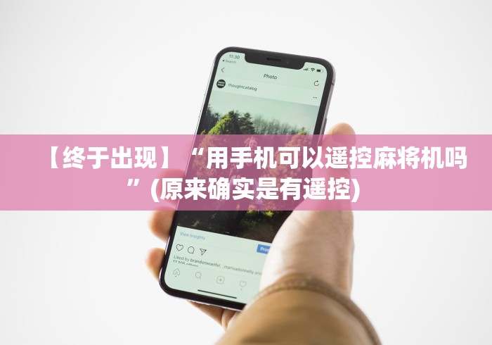 【终于出现】“用手机可以遥控麻将机吗”(原来确实是有遥控) 【终于出现】“用手机可以遥控麻将机吗”(原来确实是有遥控)