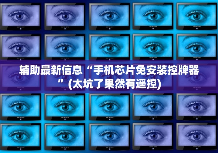 辅助最新信息“手机芯片免安装控牌器”(太坑了果然有遥控) 辅助最新信息“手机芯片免安装控牌器”(太坑了果然有遥控)