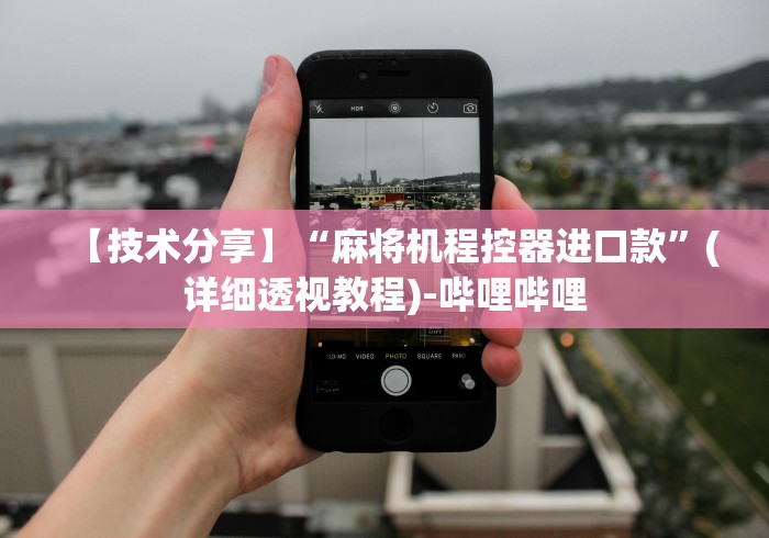 【技术分享】“麻将机程控器进口款”(详细透视教程)-哔哩哔哩