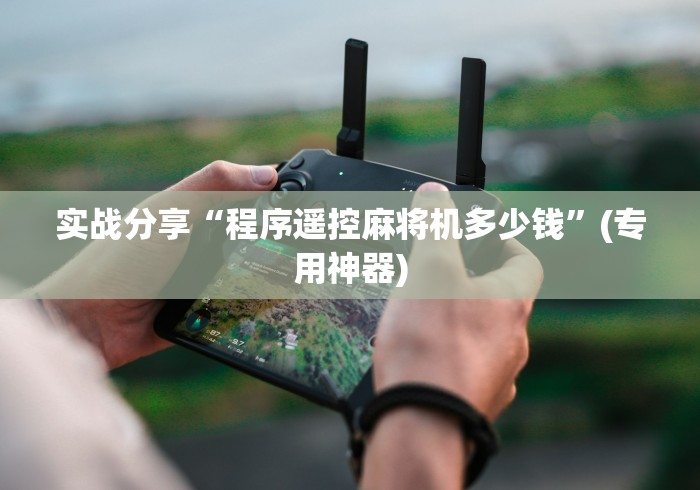 实战分享“程序遥控麻将机多少钱”(专用神器)