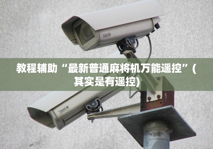 教程辅助“最新普通麻将机万能遥控”(其实是有遥控)