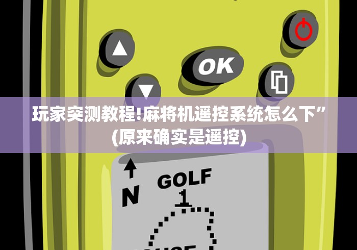 玩家突测教程!麻将机遥控系统怎么下”(原来确实是遥控)