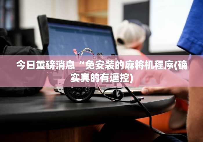 今日重磅消息“免安装的麻将机程序(确实真的有遥控)