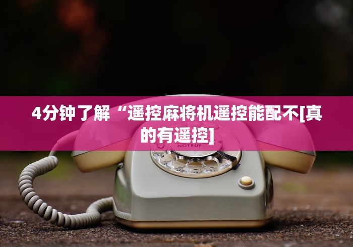 4分钟了解“遥控麻将机遥控能配不[真的有遥控]