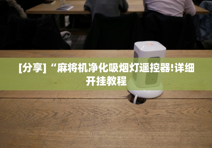 [分享]“麻将机净化吸烟灯遥控器!详细开挂教程