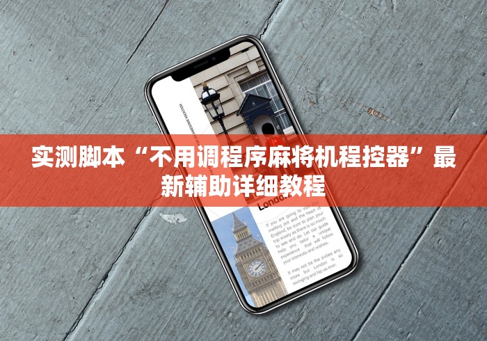 实测脚本“不用调程序麻将机程控器”最新辅助详细教程