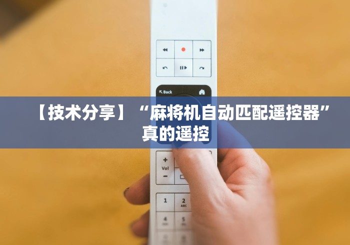 教程辅助“麻将机通用免安装遥控器”(确实真的遥控)