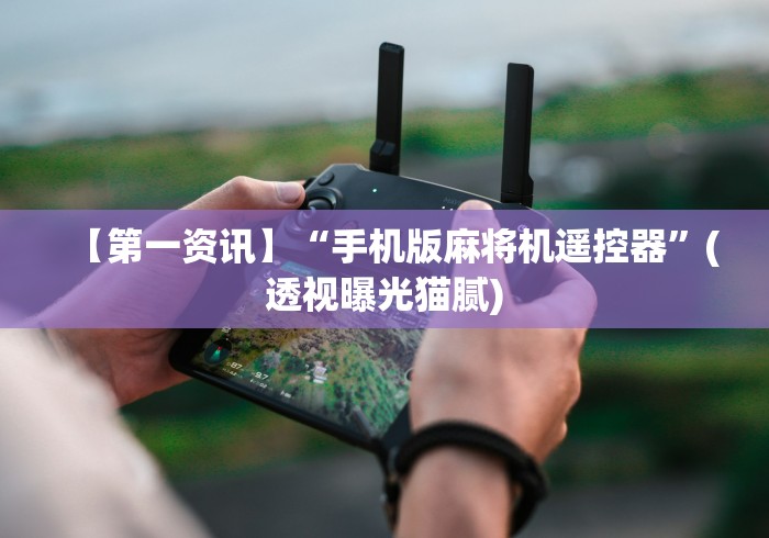 【第一资讯】“手机版麻将机遥控器”(透视曝光猫腻)